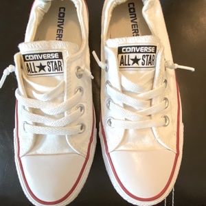 Women’s white Converse Shoreline sneakers size 7